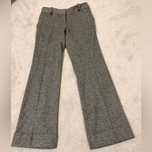 Loft Wide Leg Wool Blend Trousers